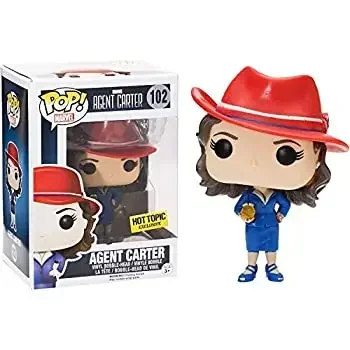 thumbnail image 4 of Funko pop Agent Carter 10cm #96 102# Figuras de acción de vinilo Colección de juguetes de Disney Modelo Juguetes para niños Regalos de cumpleaños, 4 of 5