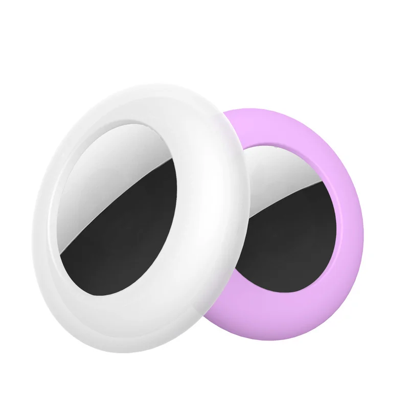 For Apple Airtags Luminous Silicone Cover Pet Portable Anti-Lost Locator Tracker Keychain for Airtags Cover Accessories