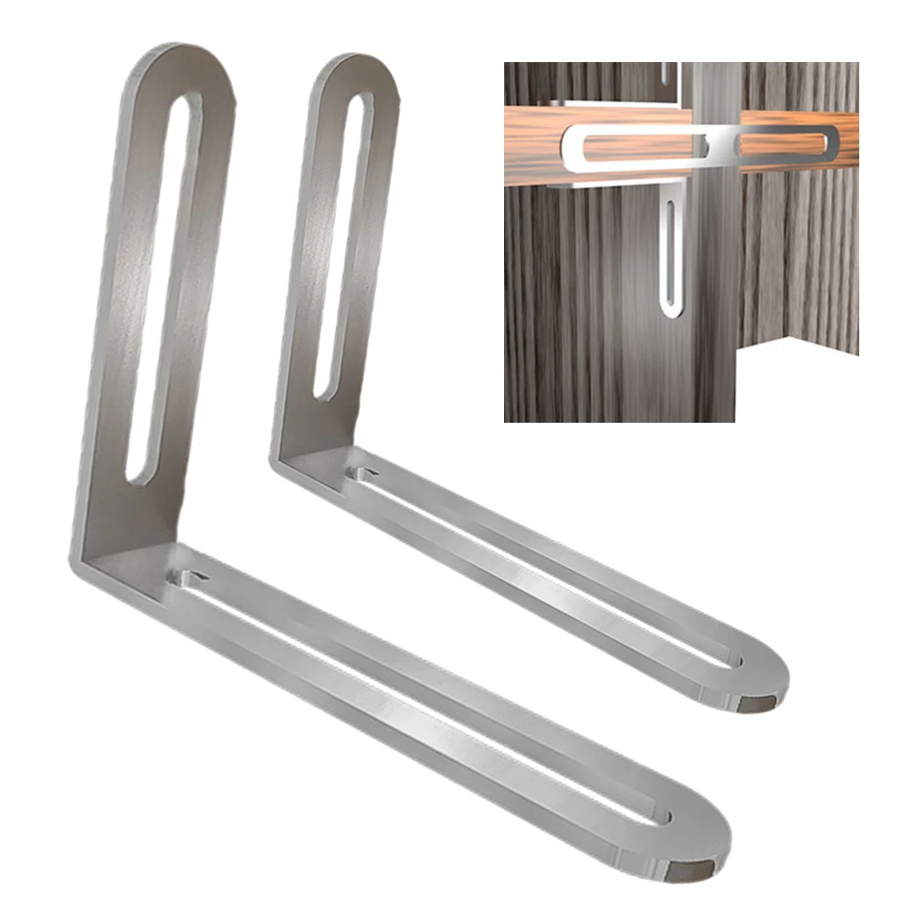 1PCS Stainless Steel Angle Corner Brackets Protect Right Angle Corner Stand Bracket Fastener Furniture Accessories