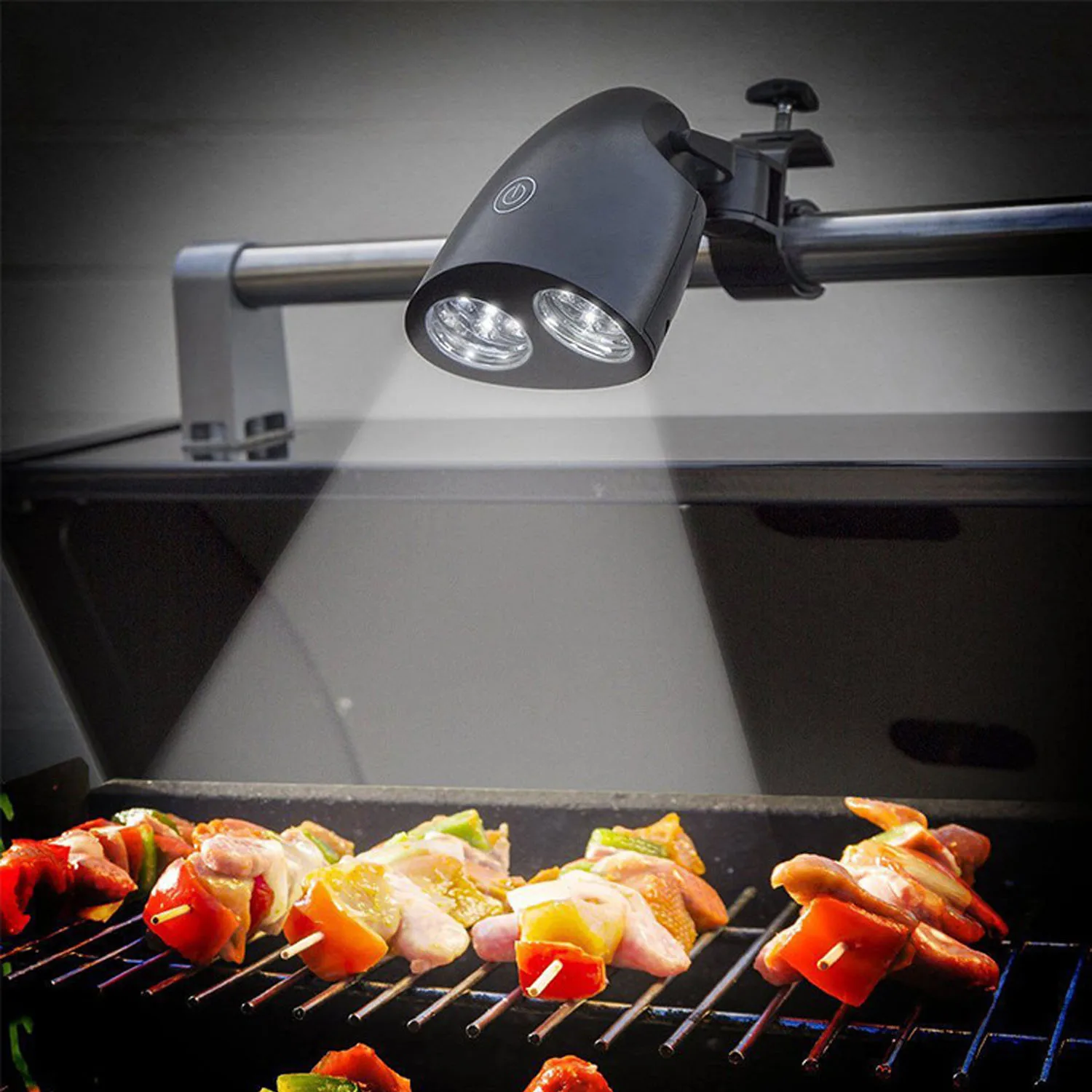 Portable Bright LED Lights BBQ Grill Light with Handle Mount Clip for Barbecue Grilling Outdoor Accessory