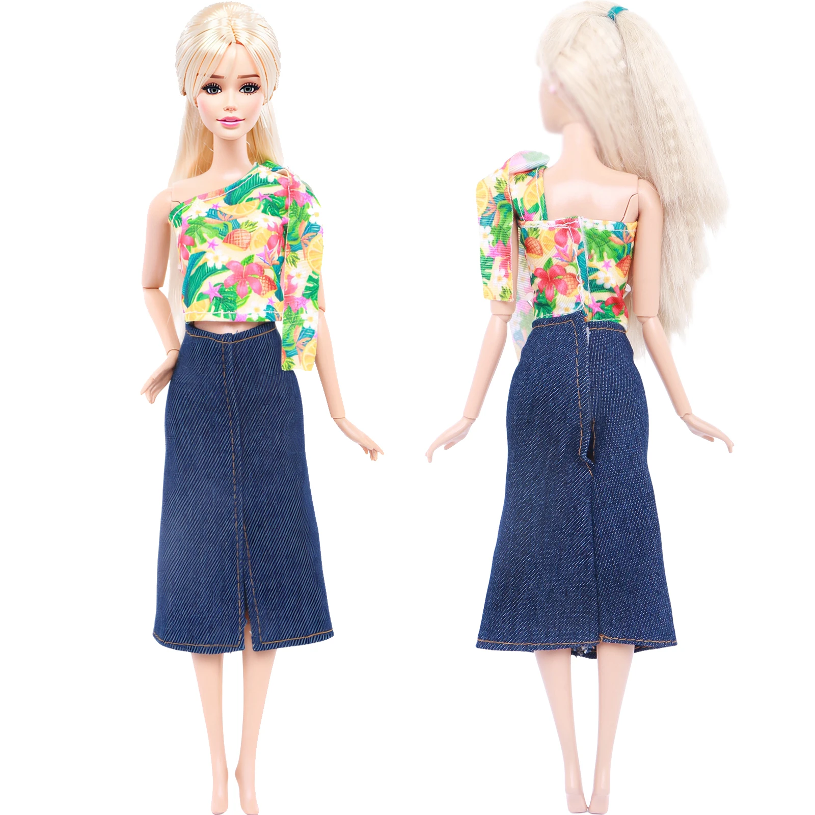 Moda boneca roupas para 11.5 polegada menina boneca ba boneca bie topos camisa calças saia de verão 11.8 ''attrezzatura crianças brinquedo accessries presente