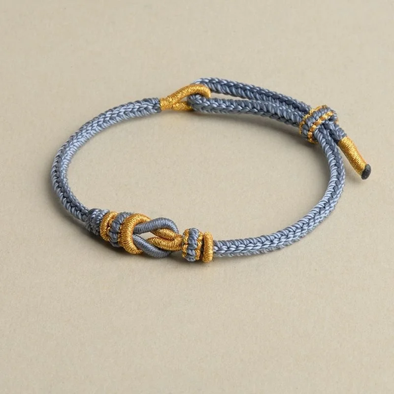 Mode DIY handgemachte rote Seil Glück Armreifen Länge anpassen Charme Armbänder Frauen Männer Armbänder Freunde Liebhaber Geschenk – Detail 14