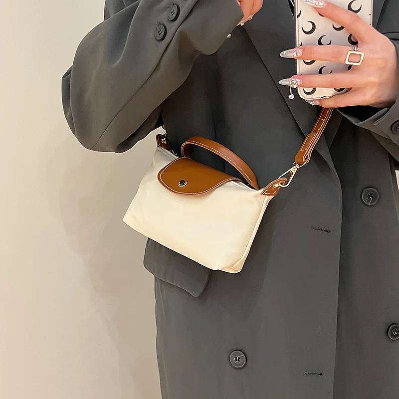 

Classic Ladies Dumpling Bag High-grade Nylon Women Crossbody Bag Foldable Tote Bags Shoulder Bags Purse Luxury Ladies Bag
