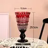 Enjoy Life Delicate Glass Vase Luxury Clear Bright Home Decorative Water Pot Resplendent Table Room Flower Holder Ornaments 5
