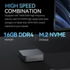 Intel N100 Mini PC 16GB DDR4 512GB M.2 NVMe SSD WiFi6 Windows 11 Type-C Support Triple 4K Display 3