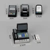 1Set Dollhouse Furniture Scene Decoration Suprmarket Store Card Machine Cashier Scanner Model Toy Decor Photo Props Accessories 6