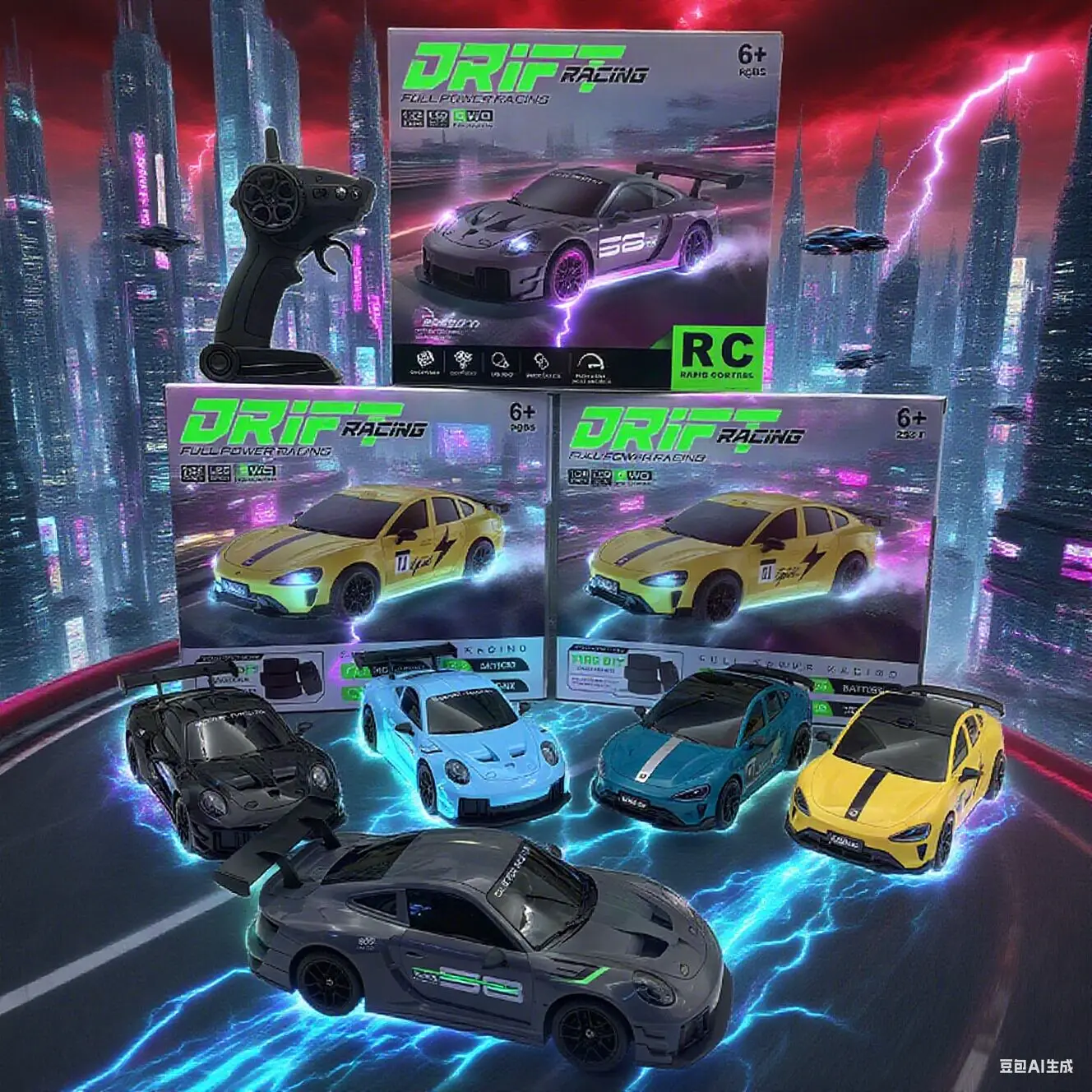 Exclusive 2025 Limited Edition RC Drift Racing Car - 1:24 Scale with High-Speed Remote Control, Perfect Gift