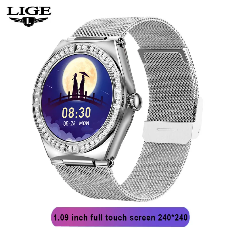 2022 LIGE 1.28-inch Smart Watch Men Heart rate ECG Monitor Sport IP67 Waterproof Watches Real-time Weather men women Smartwatch 