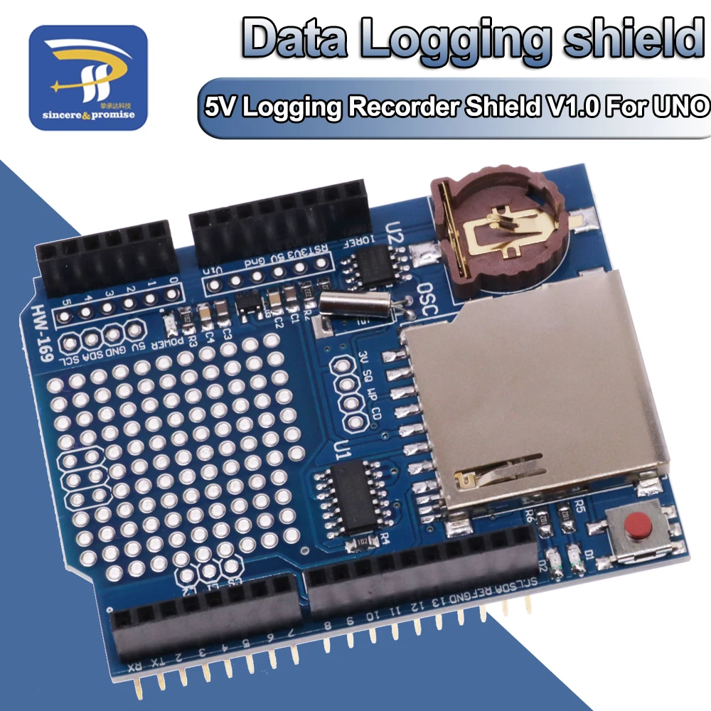 New-XD-05-5V-Logging-Recorder-Data-Logger-Module-Shield-V1-0-for ...