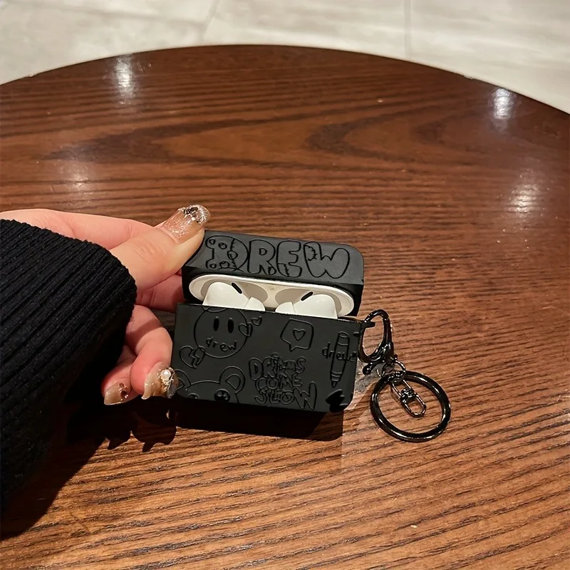 Soft Black Earphone Case for AirPods Wireless Headset