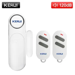 Wireless Door Window Sensor Alarm System - 120dB Anti-Theft Smart Security (1 sensor 2 Remote)