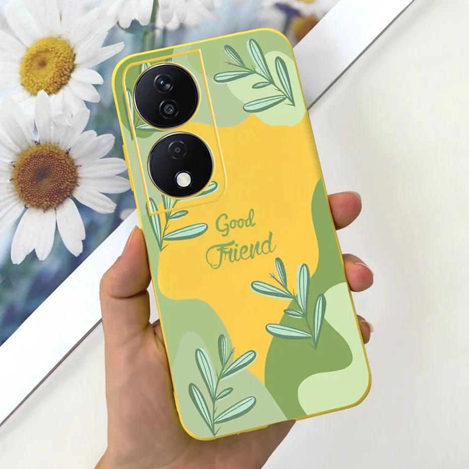Lovely Printed Candy Color Phone Case - Soft Silicon TPU Shockproof Back Cover