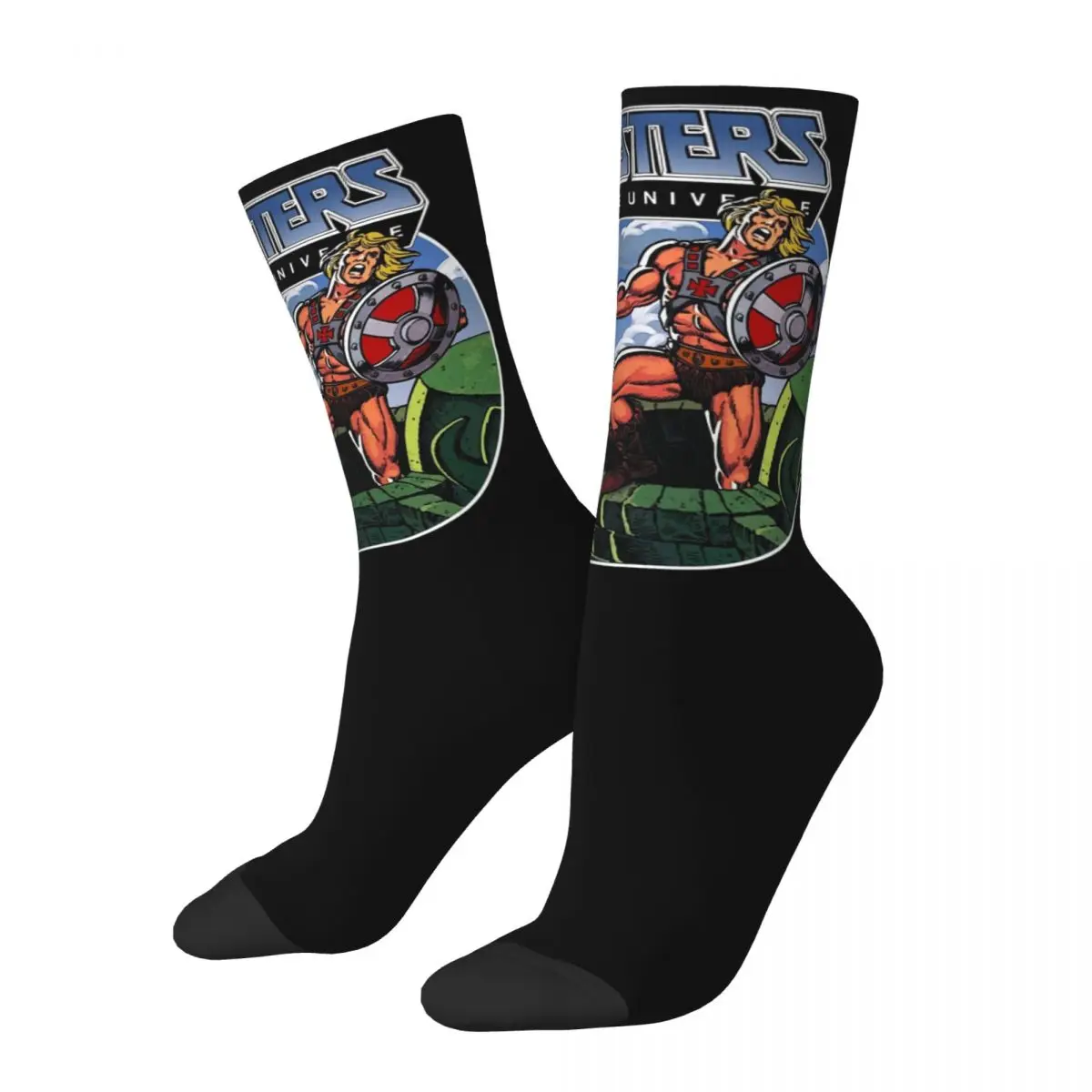 Uomo Donna King Of Grayskull He-Man Socks Warm Funny Happy Master Of Universe Socks Merch