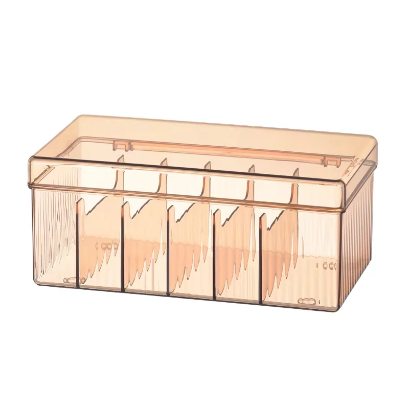 Makeup Organizer: 7-Compartment Cosmetic Display & Storage Box