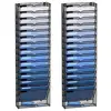 16 Tier Wall File Holder Organizer Papers Mails Folders Magazine Office & Home Organization Strong Steel Mesh Design Easy 1