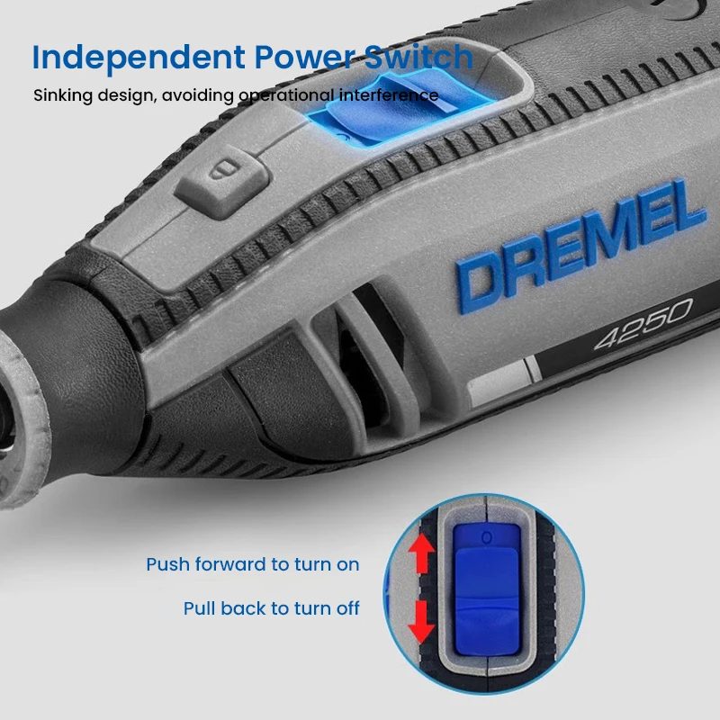 Dremel 4300 5/50 Rotary Tool Kit 175W Mini Electric Drill Grinder Engraving  Cutting Variable Speed 5000-35000 RPM Power Tools - AliExpress