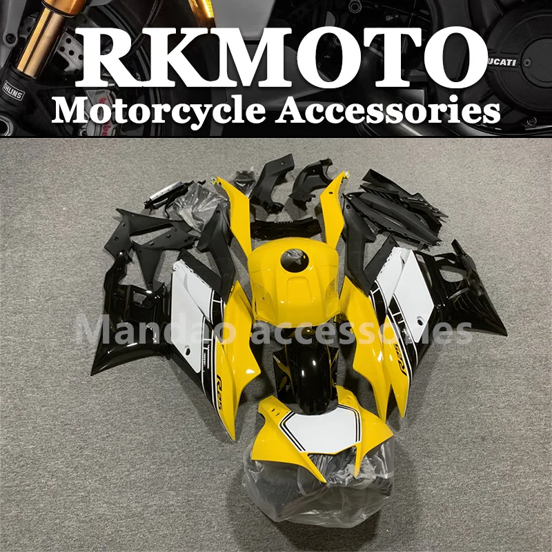 

Motorcycle Fairings Kit Fit For YZF R25 R3 2019-2020 2021 2022 2023 Bodywork set High quality ABS injection White Yellow