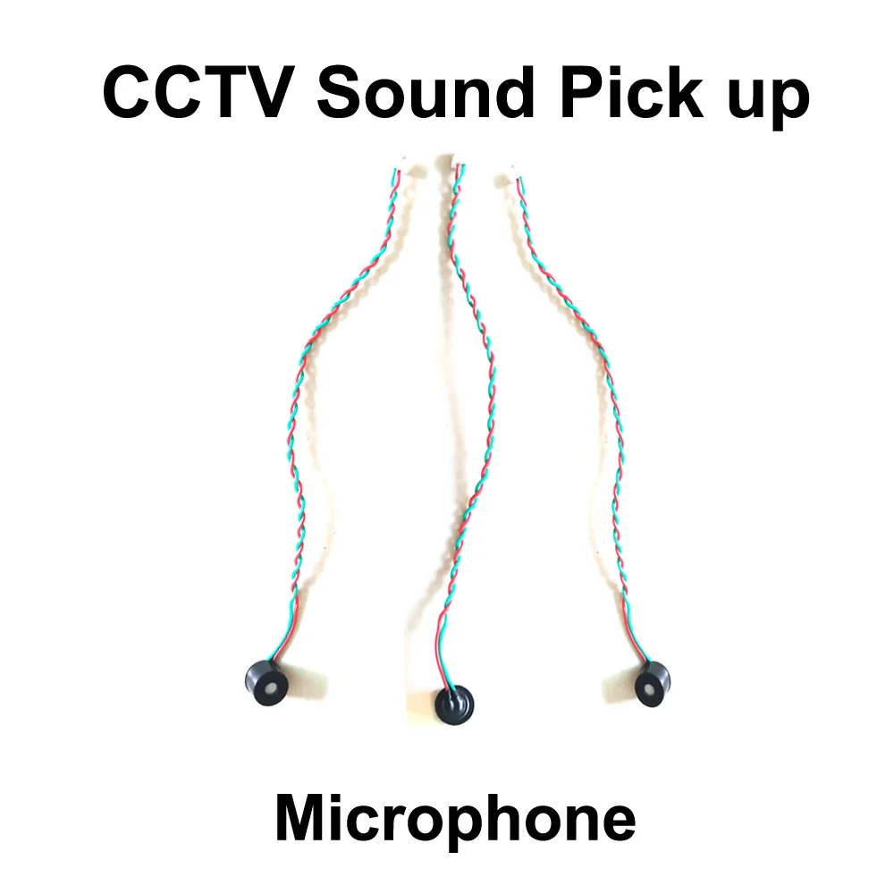 Heanworld Mini Sound Pick Up Microphone for CCTV Security Surveillance Camera Audio Monitoring Accessories for IP WiFi Camera