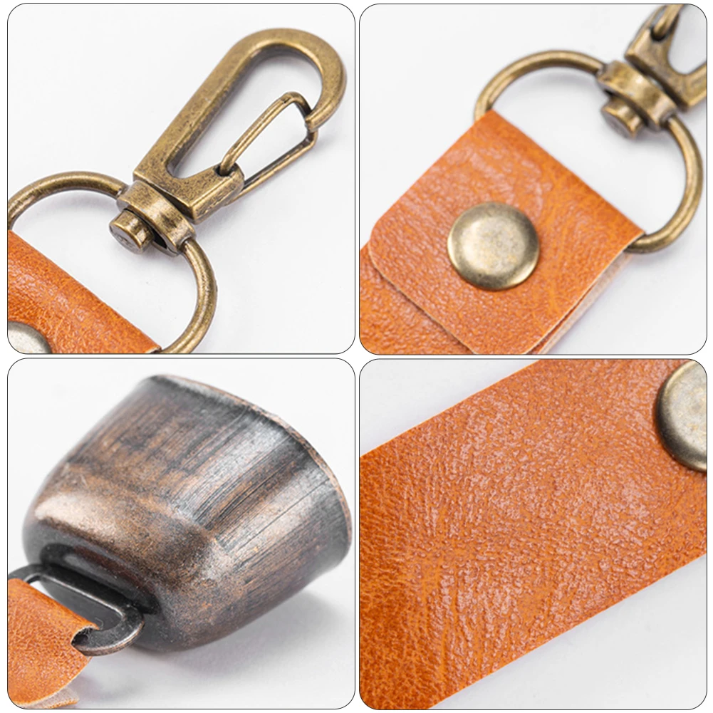 Loud Bear Bell with Emergency Whistle Set with Magnetic Silencer Hanging Bear Bell Outdoor Camping Hiking Emergency Gear