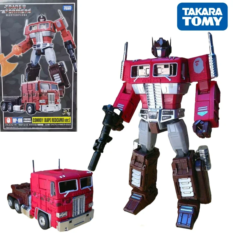 

In Stock Takara Tomy Transformers MP10R Convoy Bape Red Camo Ver Toys Figures Action Figures Collecting Hobbies