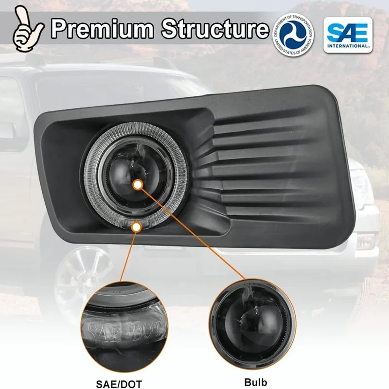 Luz Antiniebla Delantera Derecha Ford Explorer Sport / Sport Trac 2001-2005 – Halógena, Certificación DOT/SAE
