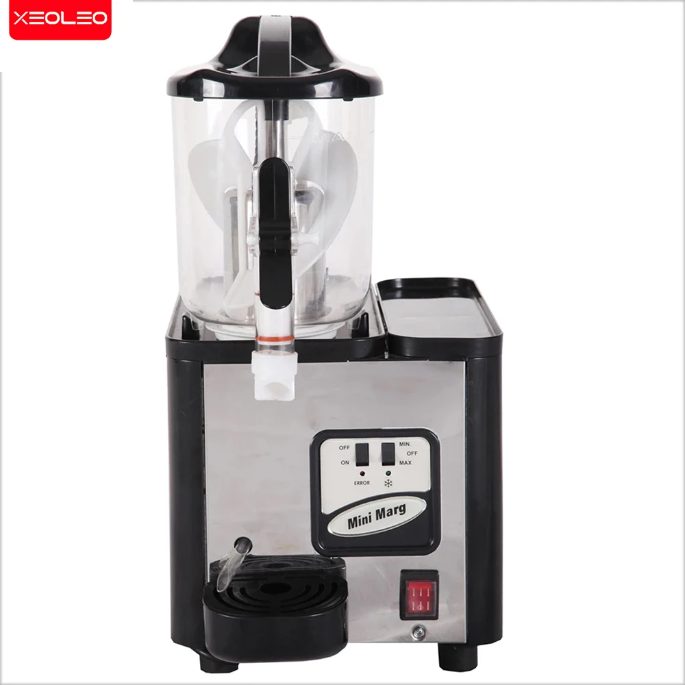 XEOLEO Single Bowl Slush Machine 6L Tank Slush Machine Snow Melting Smoothie Maker Ice Cream Maker 200W