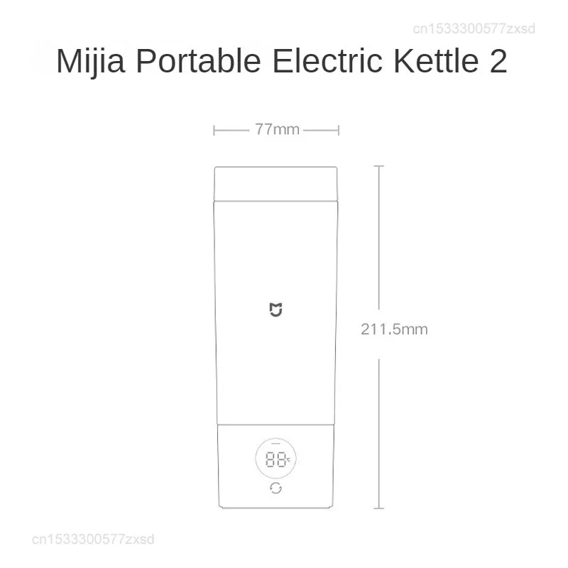 Original Xiaomi Mijia Portable Electric Kettle 2 Thermos Cup Fast Water Boiler 350ml Smart Temperature Insulated Kettle Travel 6