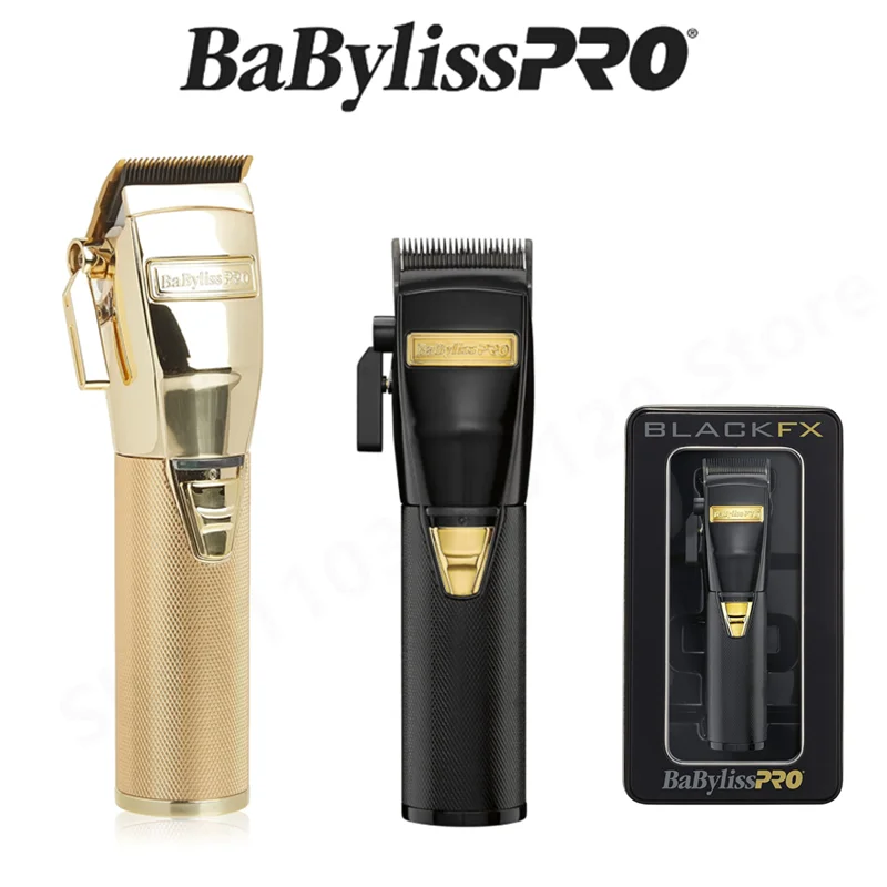 BaByliss Pro BlackFX 870BN GoldFX 금속 컬렉션, 전문 미용실 헤어 클리퍼, 이발소 브랜드, 신제품