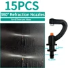 OASIS Greenhouse Watering Sprinkler Dripper Drip Irrigation Garden Adjustable Mist Emitters Stake Micro Spray Rotating Nozzle 3