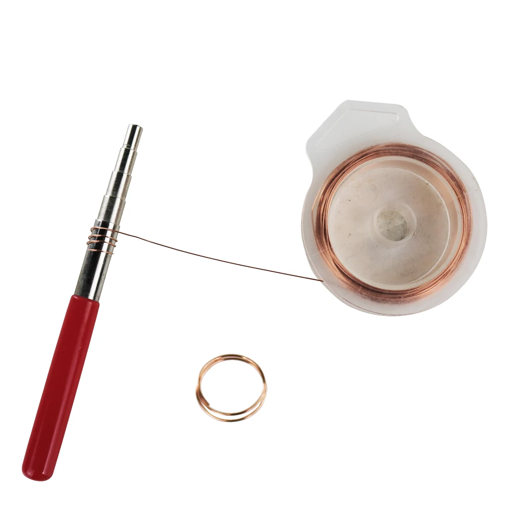 

PHYHOO Solid Stepped Wire Rod Braided Rope Coil Winding to Make Metal Coil Jewelry Molding Tool