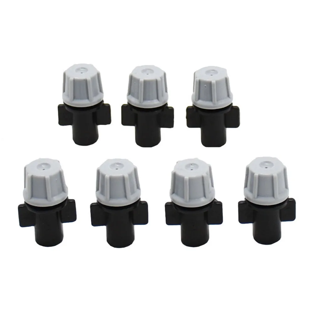 

Irrigation Atomizing Nozzle Drippers Misting System Nozzle Water Mist Sprinkler Nozzles For Cooling Drip System Adapter 12Pcs