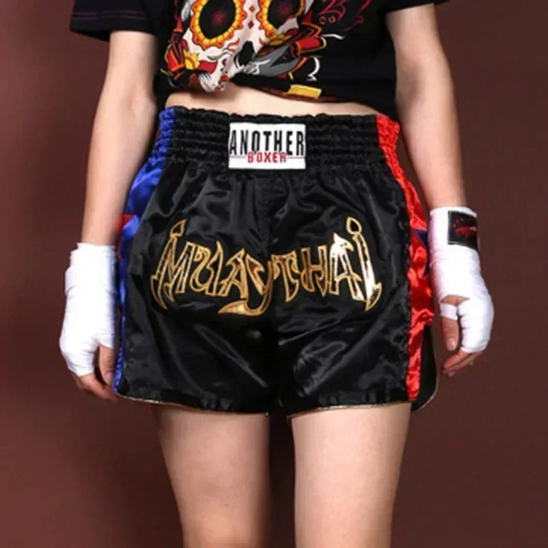MMA Shorts 1PC Anotherboxer-Unisex Boxing Shorts Muay Thai MMA Training Gym Fitness Pants For Adults And Kids