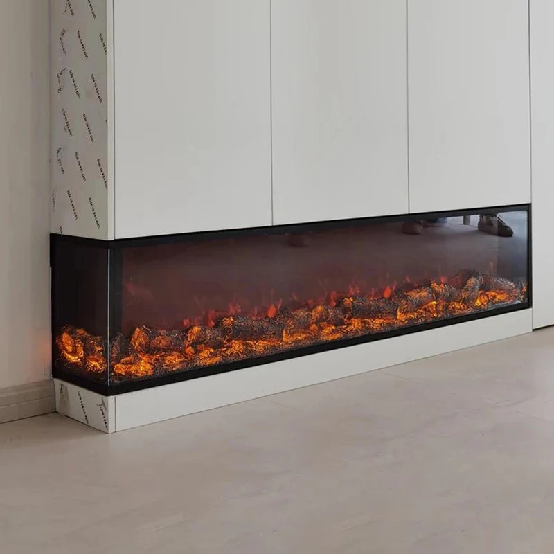 2DH 1800mm Realistic Flames in Multiple Colors for Corner Decoration on Both Sides Decorate Living Room Bedroom  Fireplace