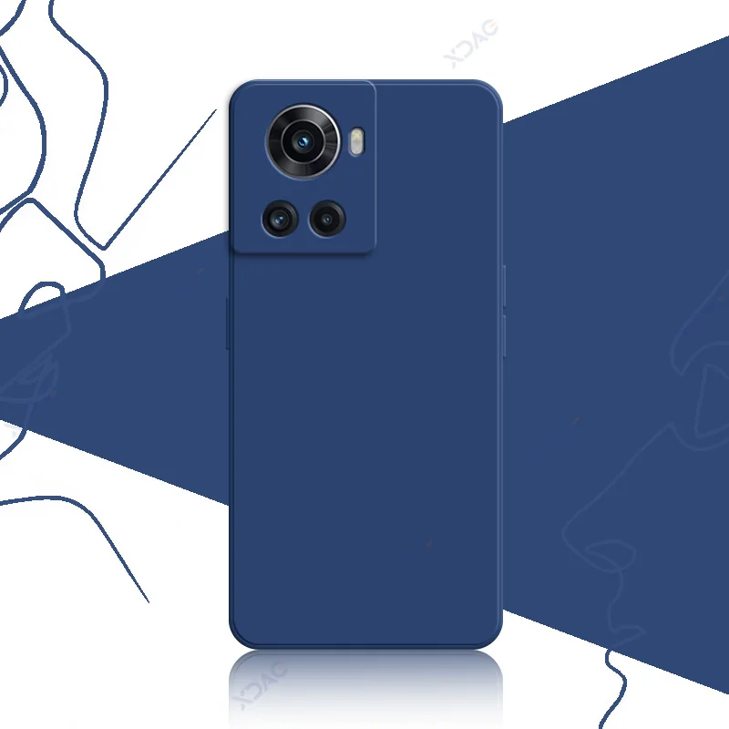 Luxury Liquid Silicone Square Mobile Phone Case - Soft 360° Protection, Enhanced Design