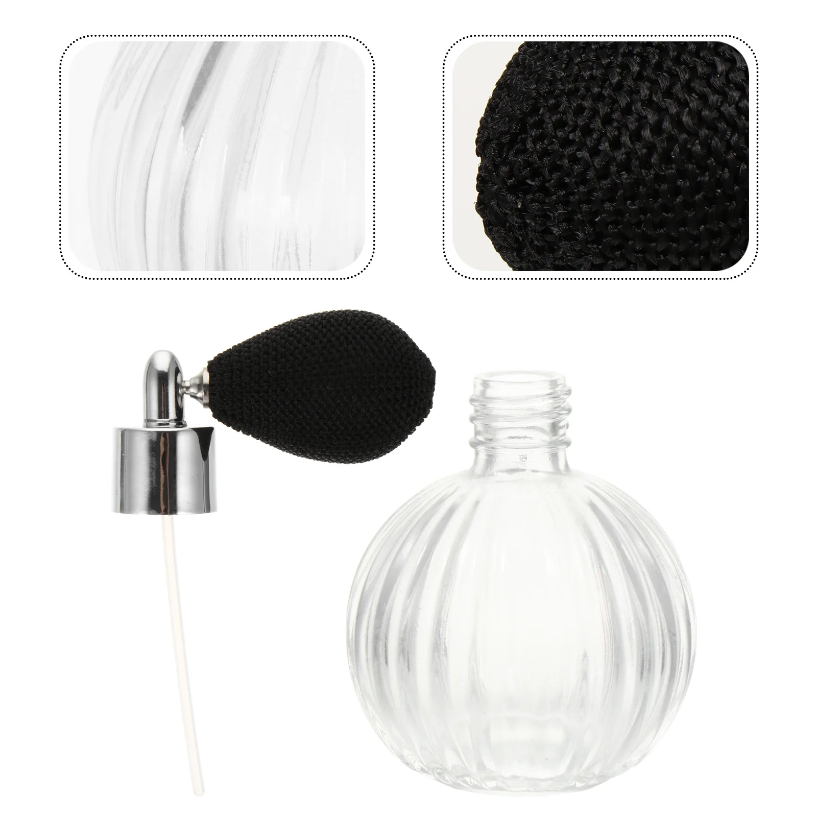 

Pumpkin Shape Vintage Perfume Atomizer Spray Bottle with Air Bulb