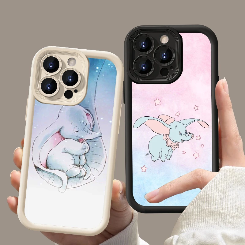 Disney Cartoon Anime Dumbo Eye Ladder Per Apple Iphone 15 14 13 12 11 Xs Xr X Pro Max Plus Cover Phone Case