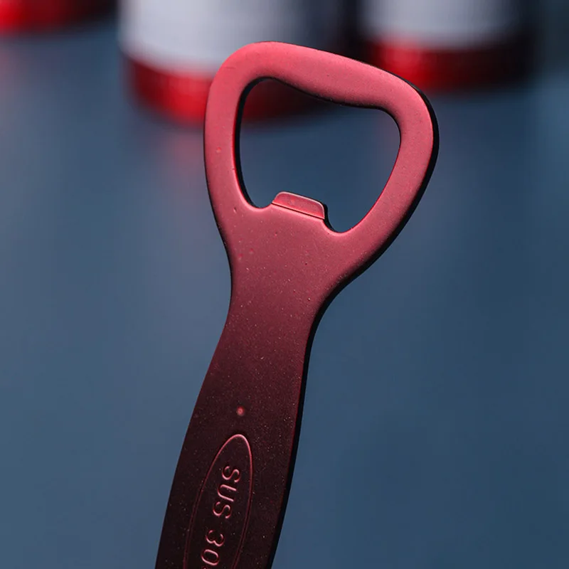 Thickened 304 Stainless Steel Beer Bottle Opener Portable Bottle Opener Cap Restaurant Kitchen Accessories Small Tools bottle opener kitchen tools