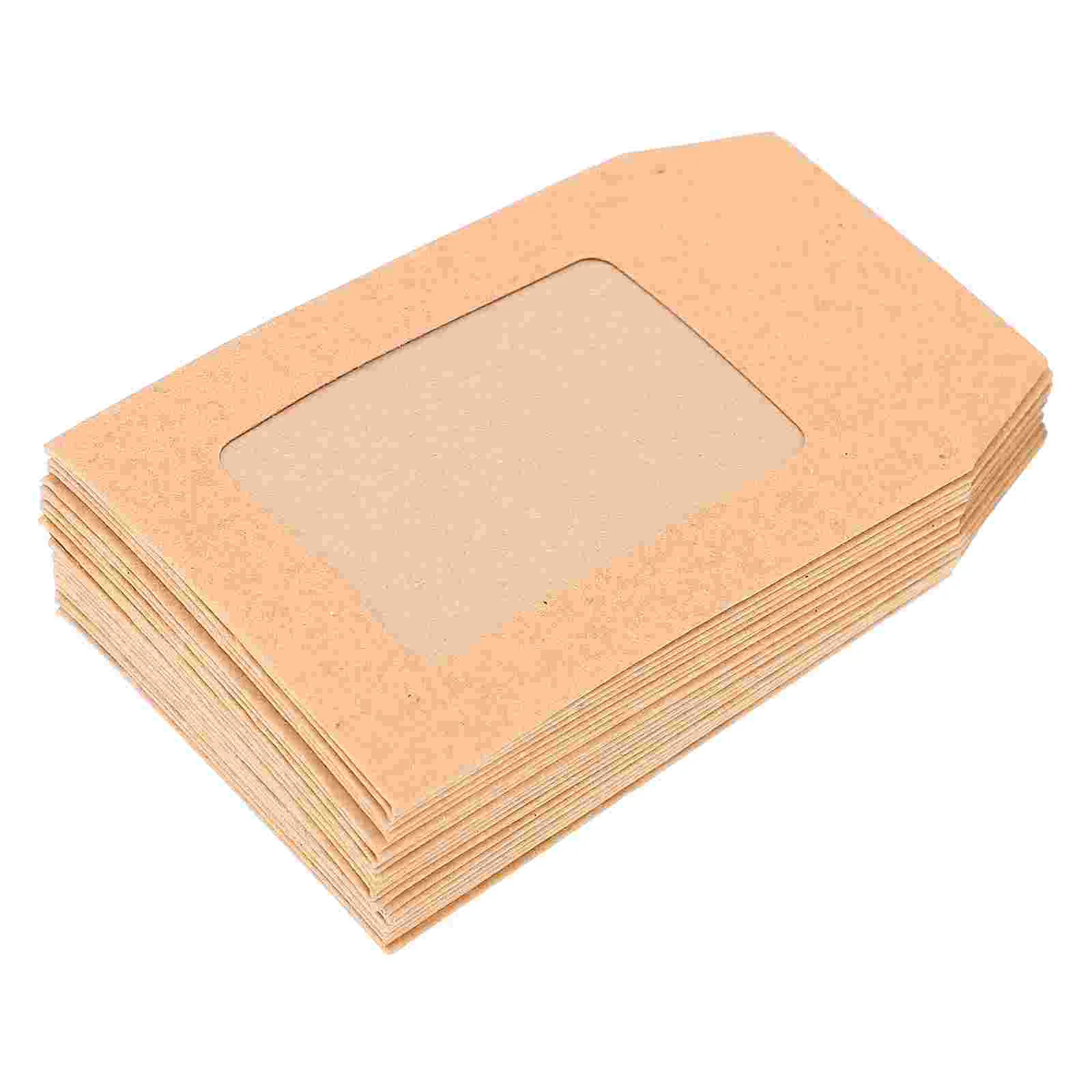 

Transparent Kraft Paper Document Folder Invitation Envelope Bag Envelopes Photo Blank Message Postage Stamps