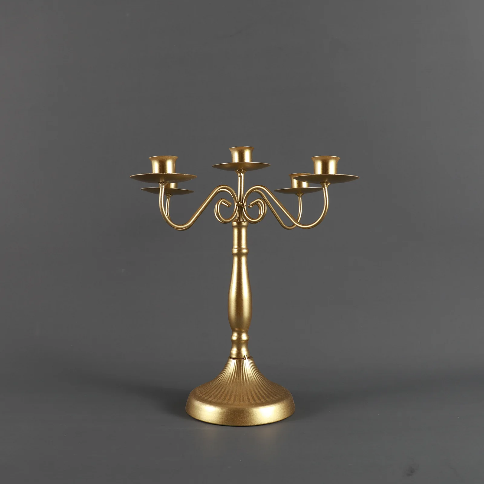 Antique Style Candlestick Ornaments for Home Decor and Table Setting