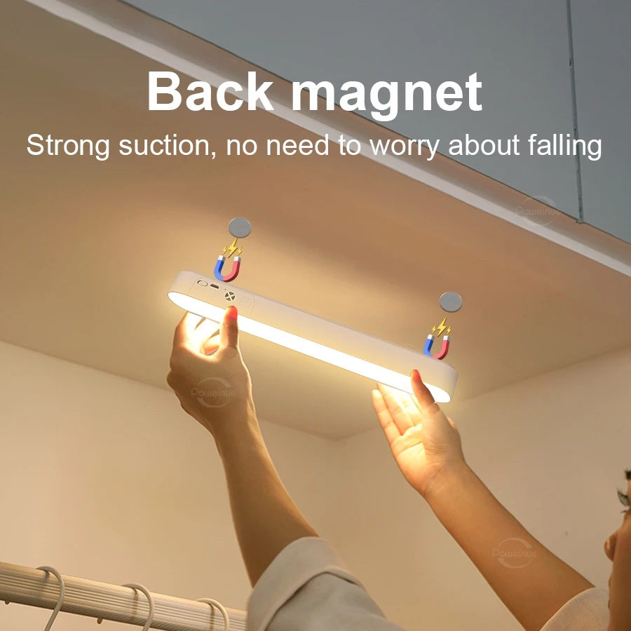 Desk Lamp Rechargeable Wireless LED Touch Sensitive Light Reading Lights With Remote Control Magnetic Mounted In Cabinet Light 6
