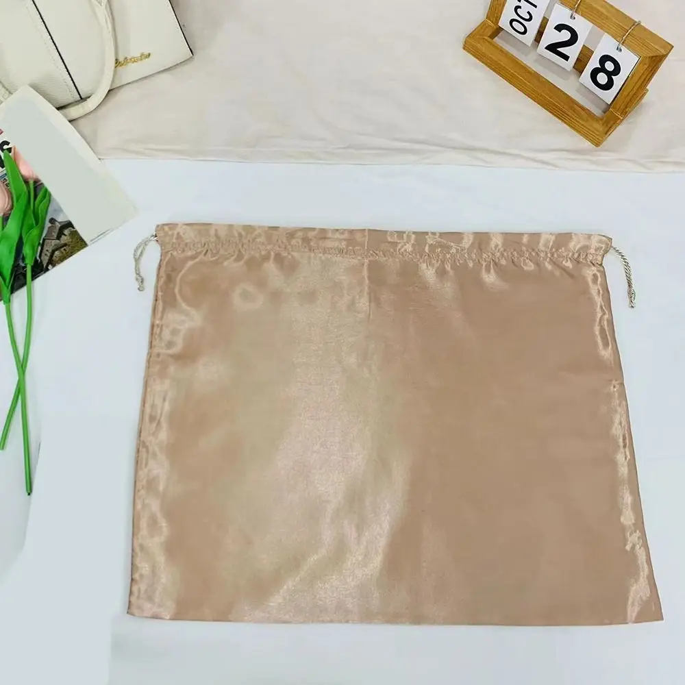 Silk Cloth Dust Bags with Drawstring for Travel and Storage