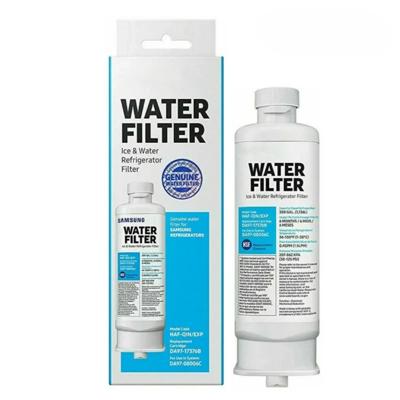 Water filter DA97-17376b for Samsung refrigerator haf-qin/exp haf-qin DA97-08006C rf28r7351sg rf23m8070sr ws645a
