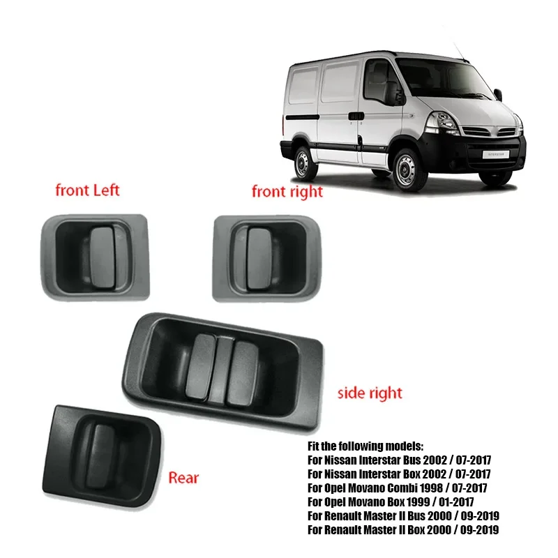 Poignée de Porte Coulissante Extérieure, Serrure, Côté Passager Droit,  Renault Master 2, 1998-2010, 8200856290, 7700352420 - AliExpress