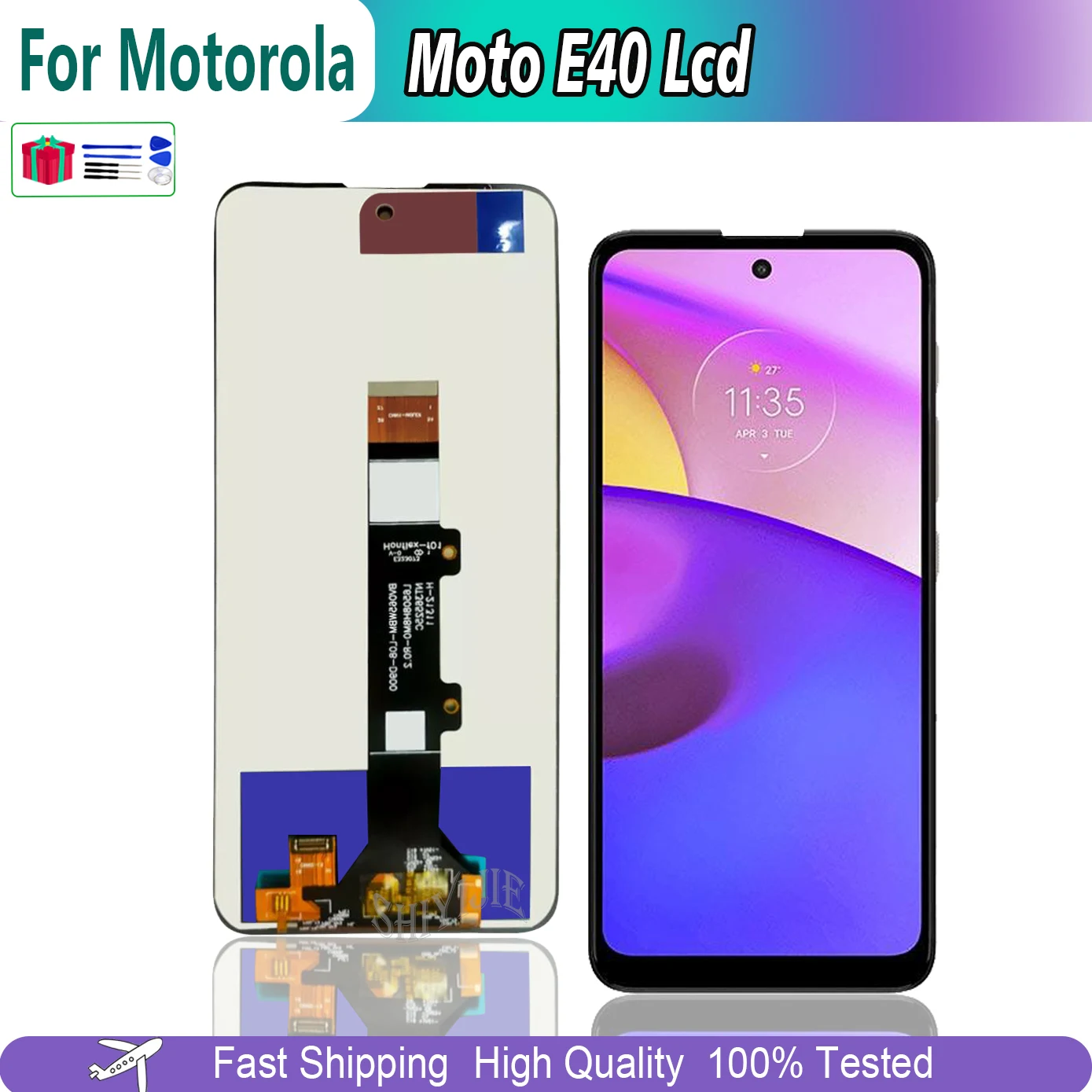 

Display 6.5" For Motorola Moto E40 XT2159 LCD Display Touch Screen Digitizer Assembly For MOTO E40 LCD /Frame Replacement