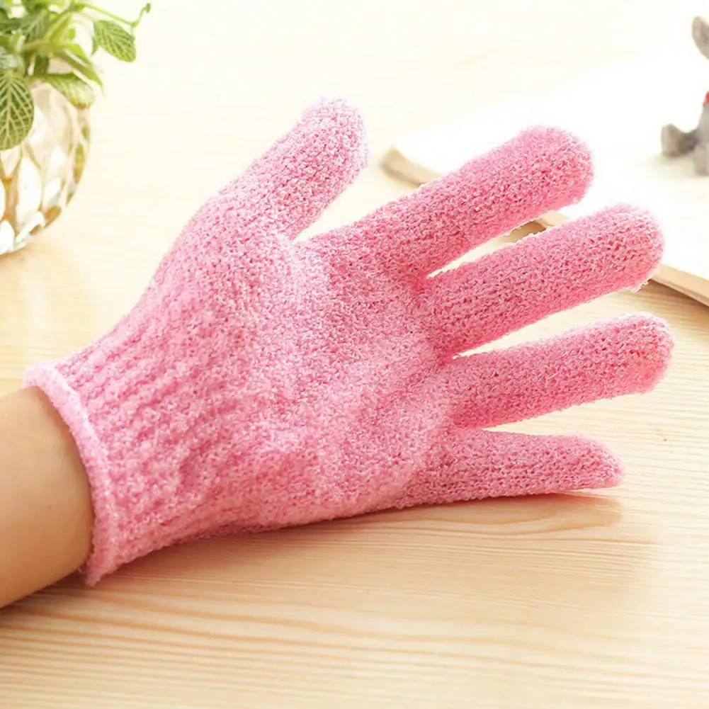 2Pcs Soft Shower Gloves Fast Foaming Scrubbing Gloves Exfoliating Body Cleaning Scrub Mitt Bathing Exfoliating Massage Gloves 6