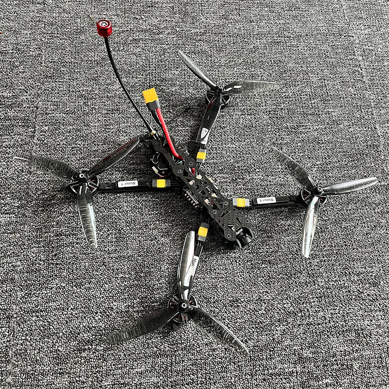 젬팬 51466 프로펠러 BAYCK 915 리시버 부품, 마크 5 인치 프레임 키트, F405 FC 60A 4in 1 ESC FPV R2807 1300KV 3-6S 브러시리스 모터