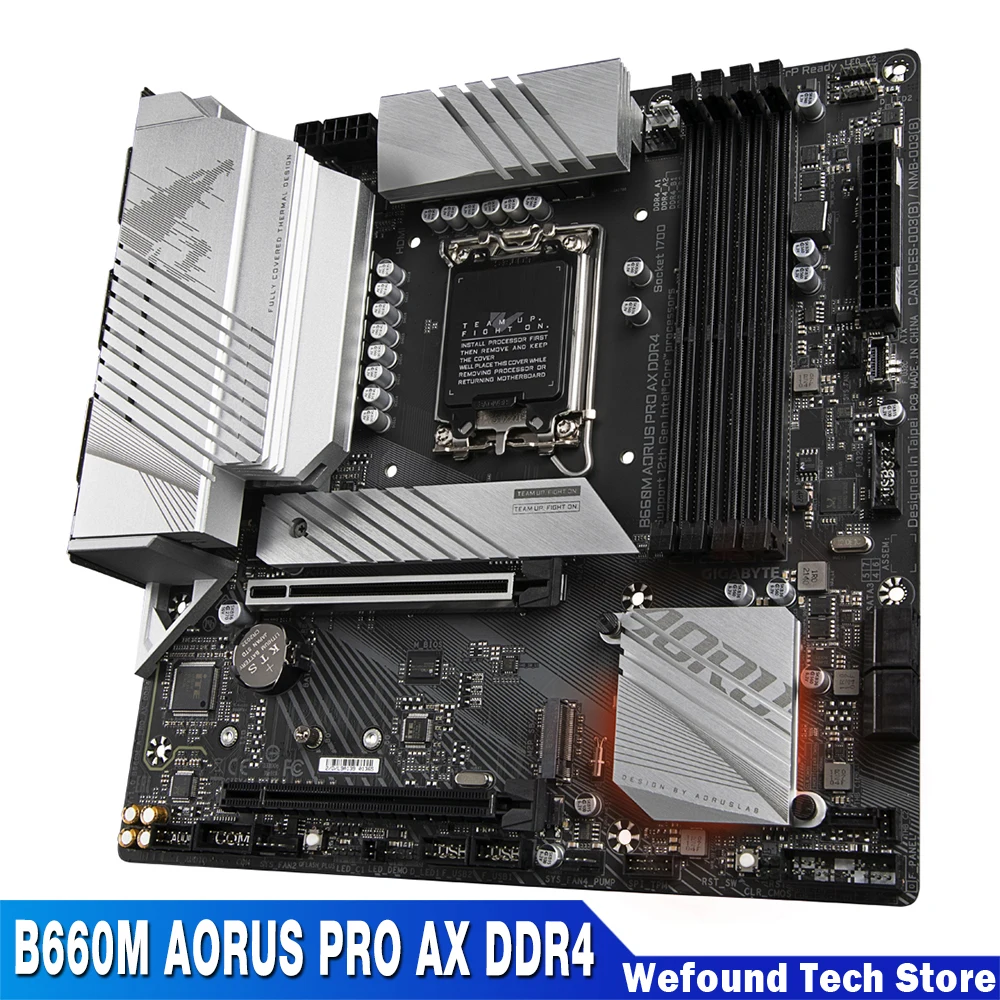 Per Gigabyte Lga1700 Supporto 12Th Cpu B660 128Gb Micro Atx Scheda Madre Desktop B660M Aorus Pro Ax Ddr4