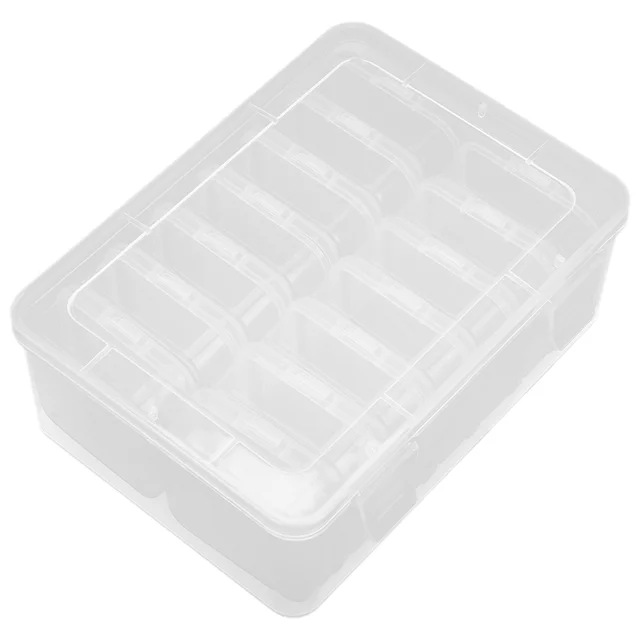 Clay Storage Box Mini Jewelry Organizer Small Case Beads Organizing Manual Portable Ear Studs Pp Container Holder