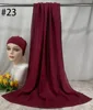107000-a965b0.jpg Mini Hijab Modal avec sous-bonnet – Ensemble Basique Extensible, Foulard Fin et Respirant, Protection Solaire, Voile 165*50cm