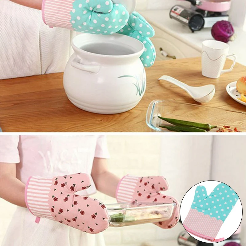 

Insulation Mat Gloves Pad Anti-Hot Baking Oven Mitts Microwave 1Pcs hot Kitchen Tools